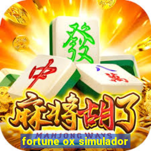 fortune ox simulador